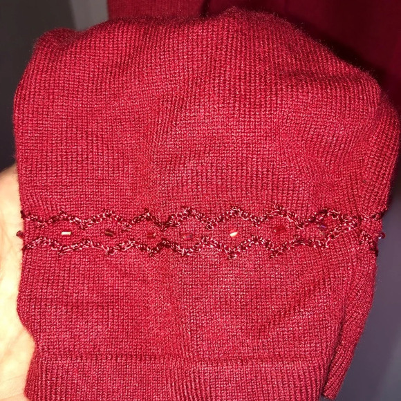 Vintage Penman’s size large sweater with sequins adorning it, buttons down front - Picture 2 of 11